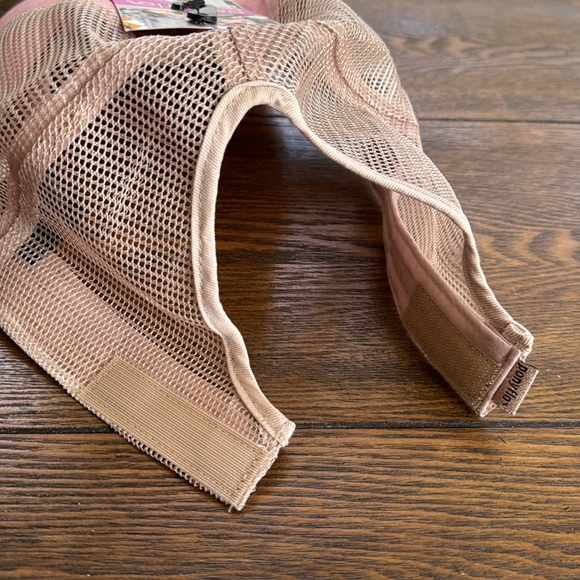 Ponyflo ponytail baseball cap “DOG MOM” pink - Picture 5 of 10